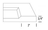 Unfinished MDF Cabinet Door Replacement - Beveled Shaker