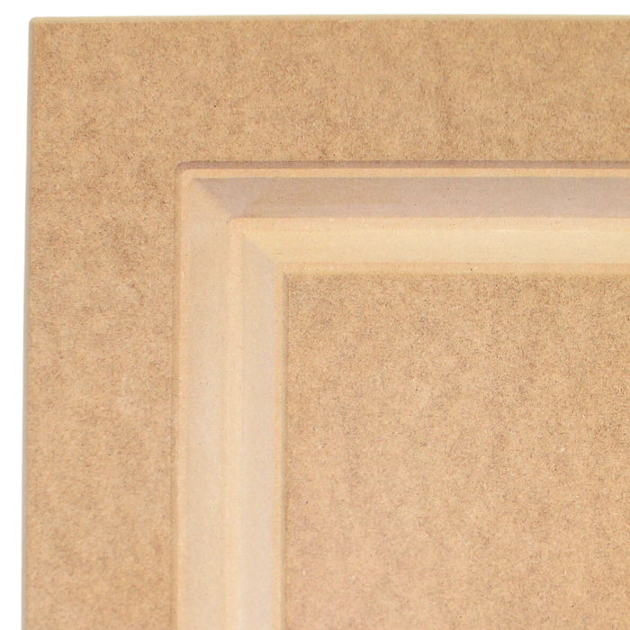 Raised Panel 02 - Unfinished Raw MDF Cabinet Door