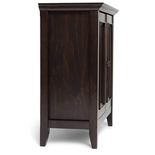 AI Cabinets Amherst SOLID WOOD 32 inch Wide Transitional Low Storage Cabinet