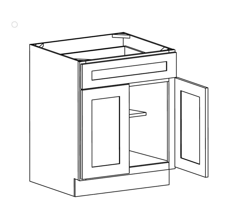 AI Cabinets ONESTOCK 12W x 24H Unfinished Oak Kitchen Cabinet Door Replacement,