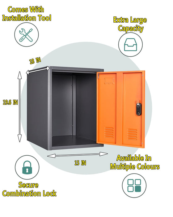 AI Cabinets Locker Storage Cabinet,Lockable Storage Cabinet,Metal Locker Storage Cabinet With1 Doors,