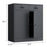 AI Cabinets Metal Storage Cabinet with Locking Doors and 2 Drawers, Lockable Storage Cabinets