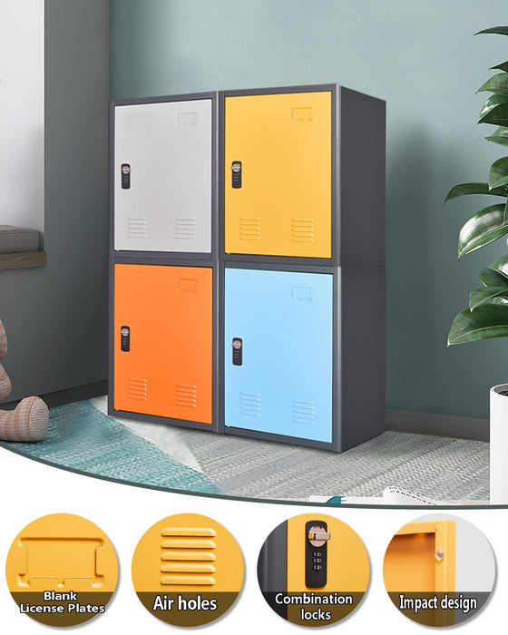 AI Cabinets Locker Storage Cabinet,Lockable Storage Cabinet,Metal Locker Storage Cabinet With1 Doors,