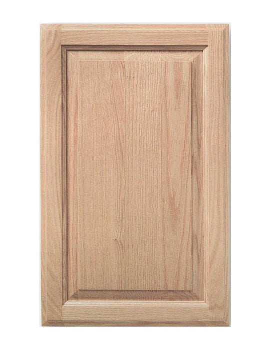 AI Cabinets16.25W x 29H Unfinished Oak Kitchen Cabinet Door Replacement, Raised Panel