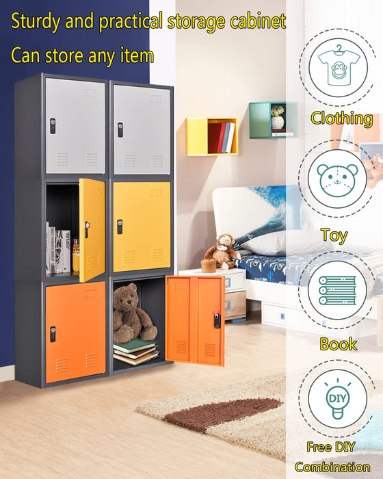 AI Cabinets Locker Storage Cabinet,Lockable Storage Cabinet,Metal Locker Storage Cabinet With1 Doors,