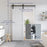 SmartStandard 30 x 84 inch White Barn Door Slab MDF Non-Bending Sliding Closet Door,