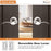 Probrico Privacy Door Levers Wave Style Handles Keyless Lock Bed Bath Door Lockset,