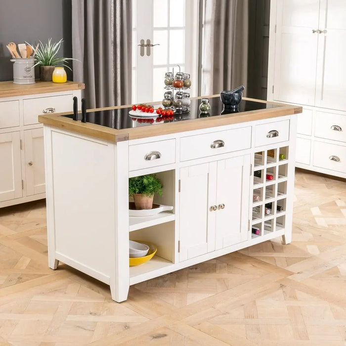 European classic kitchen furniture cabinets set wholesale vintage recycled antique kitchen island with drawers