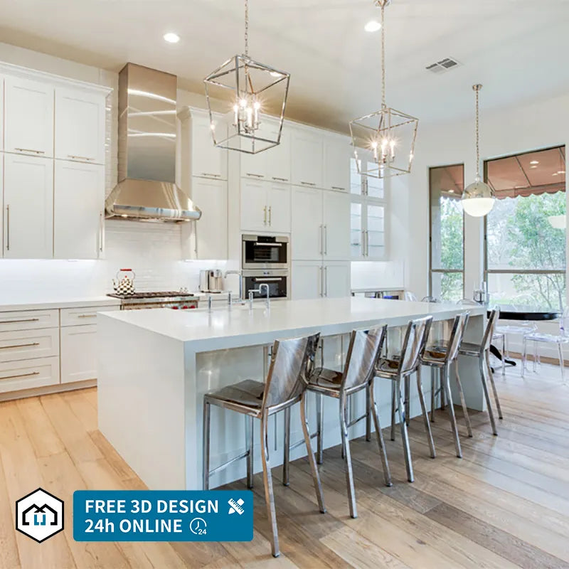 White kitchen Cabinets :