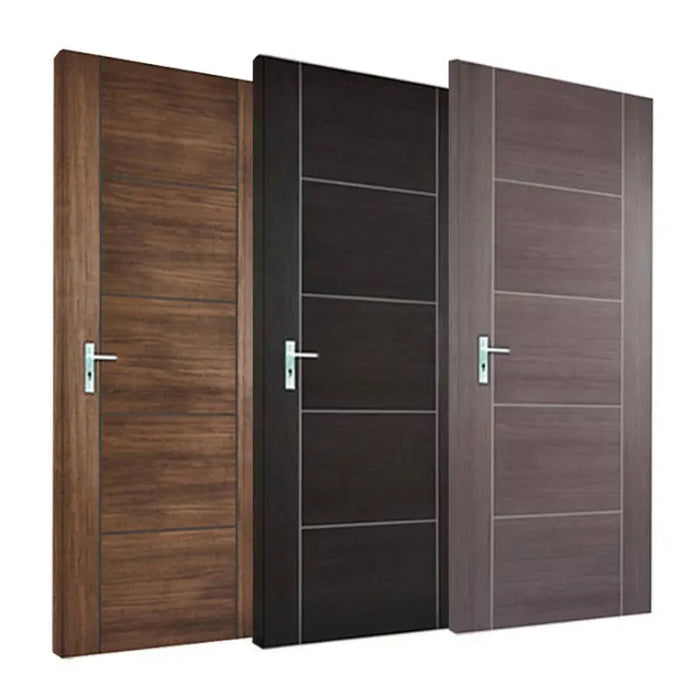 Modernhouse door design oak wood veneer door interior pre hung room doors prices