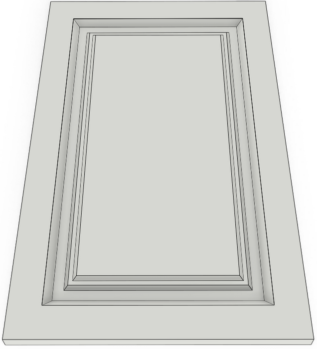 Raised Panel 01 - Thermofoil AI Cabinet Door