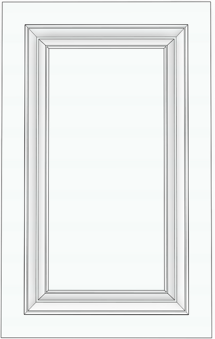 Raised Panel 02 - Thermofoil AI Cabinet Door