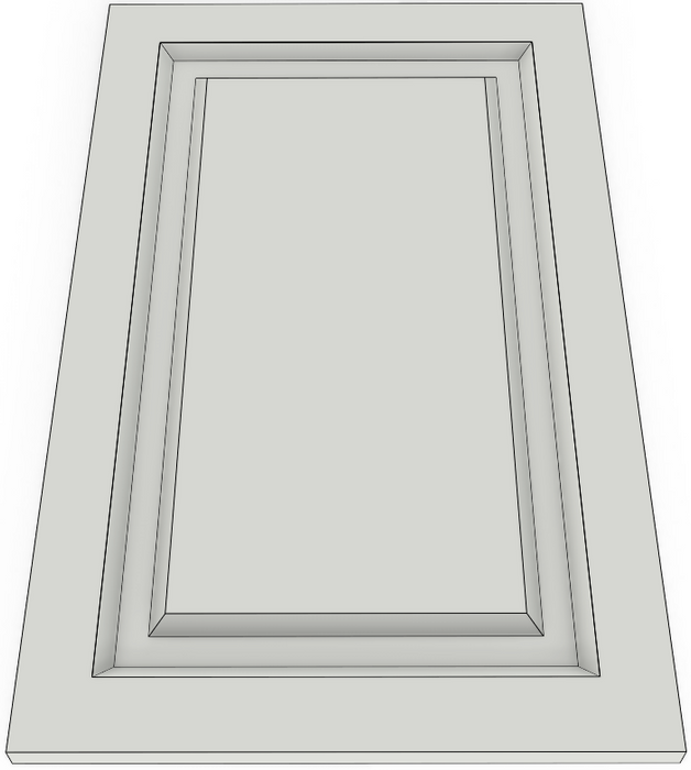 Raised Panel 03 - Thermofoil AI Cabinet Door