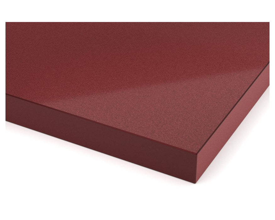 High Gloss Polyester Bordo Red Pearl